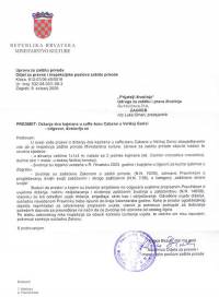 Rhe�enje inspekcije Uprave za za�titu prirode [ 47.52 Kb ]