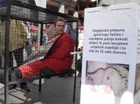 24 hours in a cage