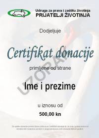 Certifikat donacije [ 87.99 Kb ]