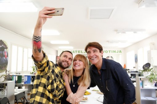 Goran Vi�nji� u posjetu Prijatelja �ivotinja [ 160.75 Kb ]