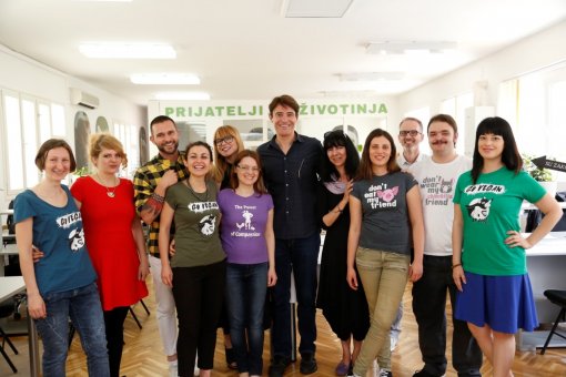 Goran Vi�nji� u posjetu Prijatelja �ivotinja [ 194.49 Kb ]