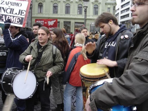 Carnival anti-fur demo in Ljubljana 23