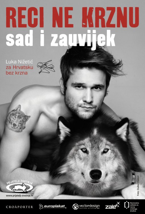 Luka Ni�eti� za Hrvatsku bez krzna - City Lights plakat [ 842.96 Kb ]