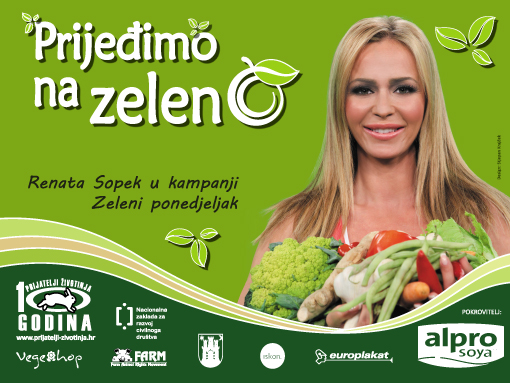 Renata Sopek u kampanji "Zeleni ponedjeljak" [ 164.89 Kb ]