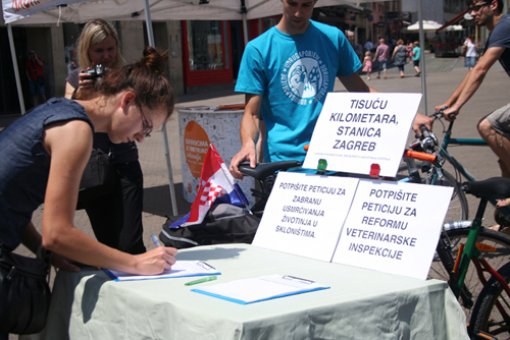 Tisu�u kilometara, stanica Zagreb