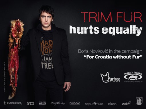 Boris Novkovic billboard "Trim Fur Hurts Equally" [ 505.80 Kb ]